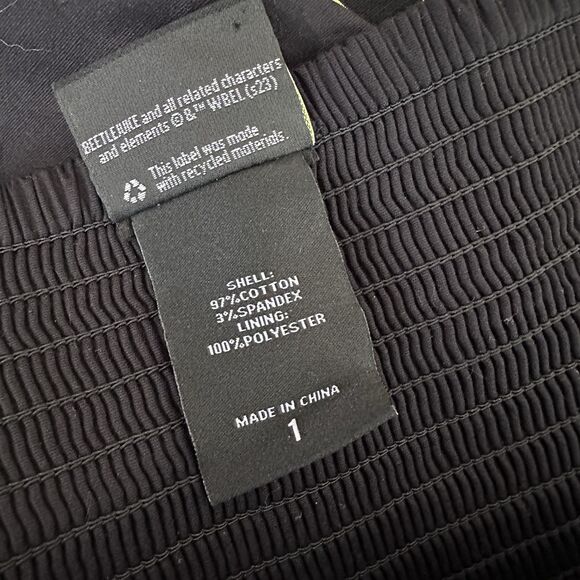 Torrid Beetlejuice Mini Sweetheart Godet Skater Dress Size 1X Plus - Picture 9 of 9